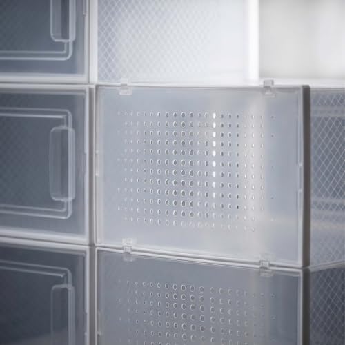 Relaxdays Shoe Boxes 12 Pack, 14.5 x 23 x 33.5 cm