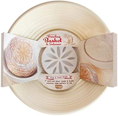 Talisman Designs Decorating Embosser | 9-Inch Warmer Basket | Dough Proofing,...