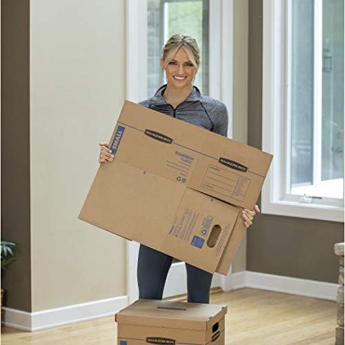 Bankers Box 5-Pack Small Classic Moving Boxes with Reinforced Handles