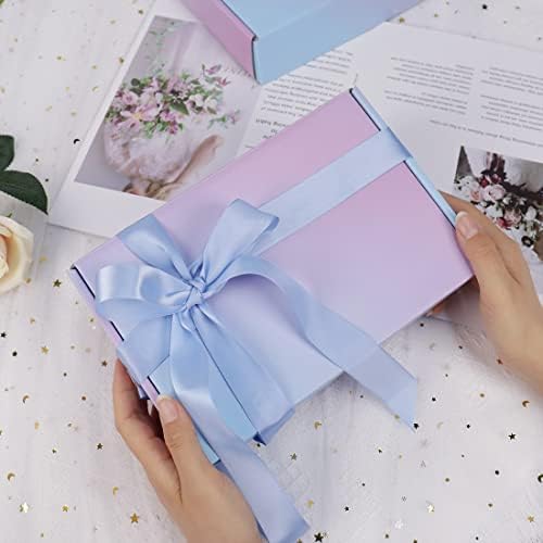 30 Pack 9"x6"x2" Corrugated Packaging Mailer Boxes, Purple Shi...