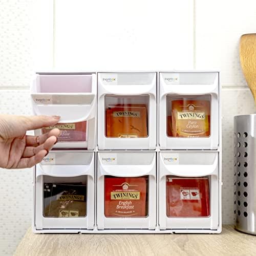 livinbox Plastic Tilt Out Bins Sewing Storage for Arts, Craft sewing supplies...