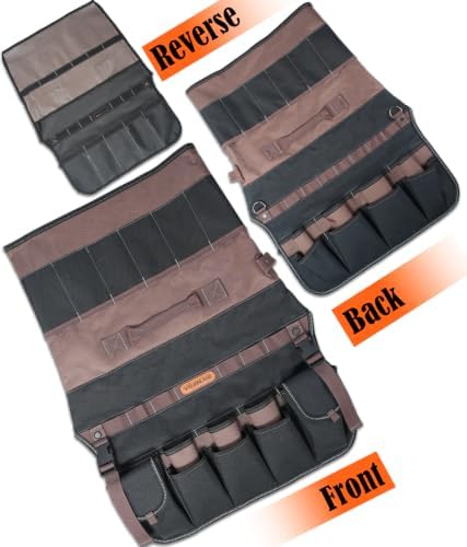 WELKINLAND 47-Pocket 5 Gallon Bucket Organizer, Grid-Ripstop Tool Bucket