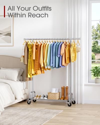 Sakugi Clothes Rack - Large-Capacity Clothing Racks for Hanging Clothes with ...