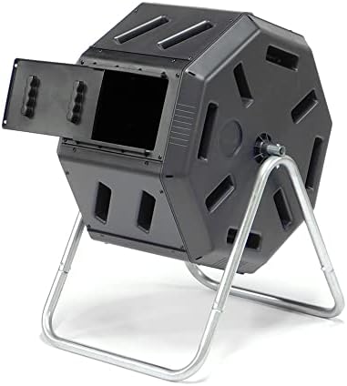 FCMP Outdoor IM2000 Tumbling Composter Canadian-Made, 100% Recycled Resin - O...