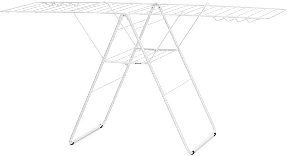 Brabantia HangOn Clothes Drying Rack | 82ft (25m) | White | Large Indoor Clot...