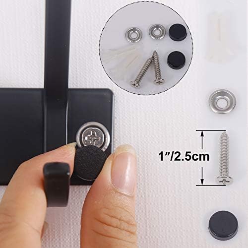 WEBI Coat Rack Wall Mounted,8 Coat Hooks for Hanging Coats,24" Heavy Dut...