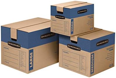 Bankers Box 15-Pack Medium Prime HD Moving Boxes with Reinforced Handles