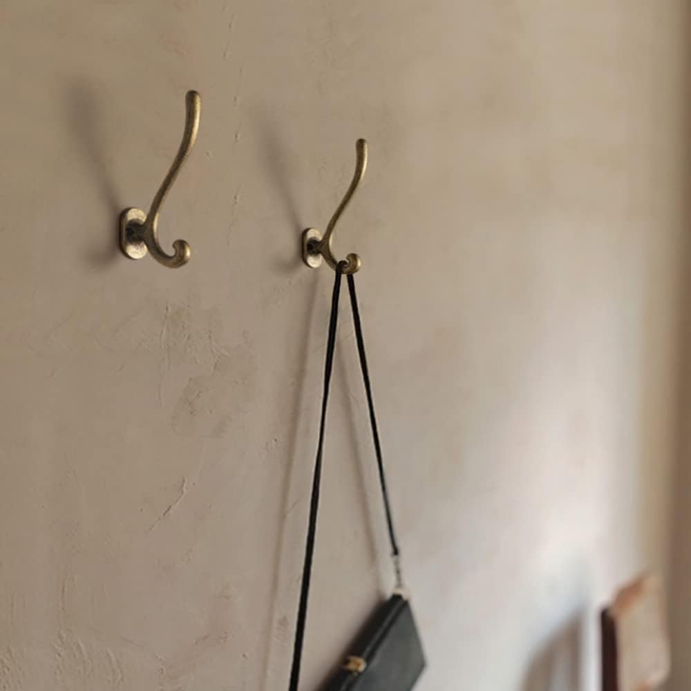 Goo-Ki Vintage Retro Antique Brass Zinc Alloy Coat Hooks - Affordable Luxury ...