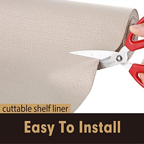 Premium Drawer and Shelf Liner for Cabinet, Non Adhesive Liner for Kitchen, S...