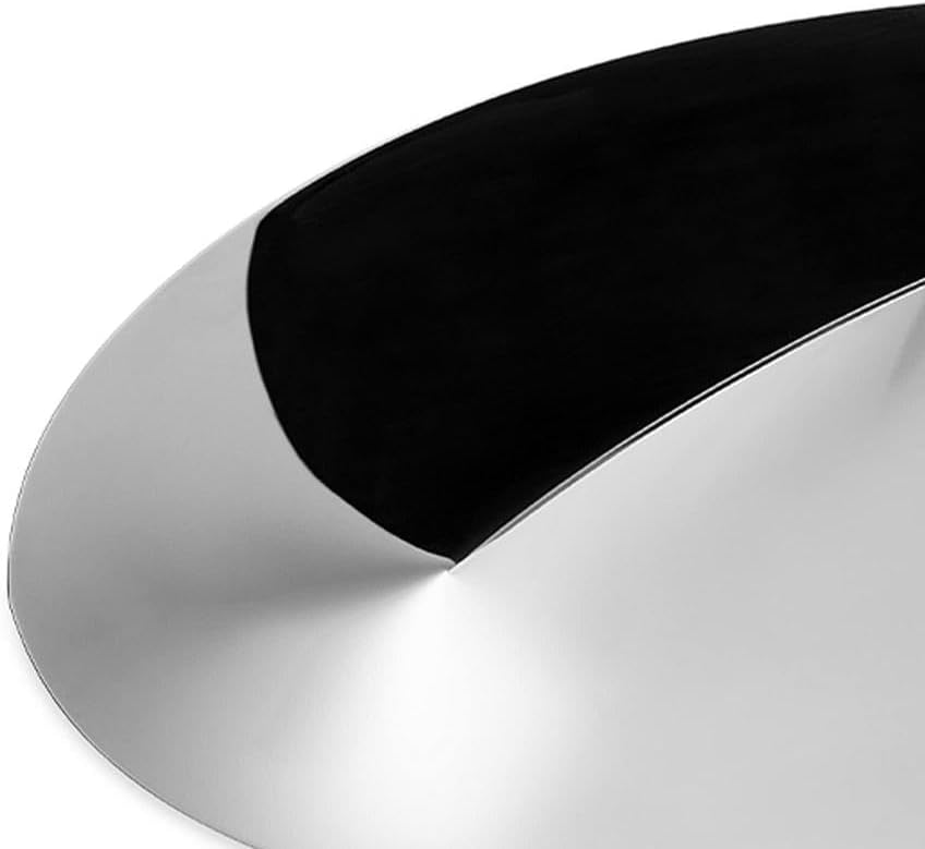 Alessi "Octave" Bread And Breadstick Basket in 18/10 Stainless Stee...