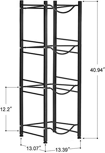 LIANTRAL Water Cooler Jug Rack, 4-Tier Heavy Duty Water Bottle Holder Storage...