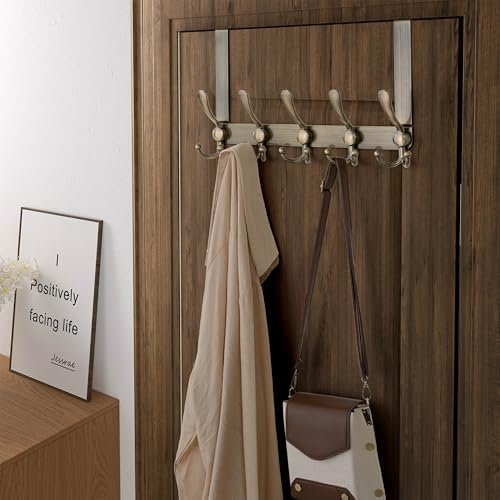 Dseap Over Door Hook 2.0 - Upgraded Version - Simple-Assembly, Strong, Heavy-...