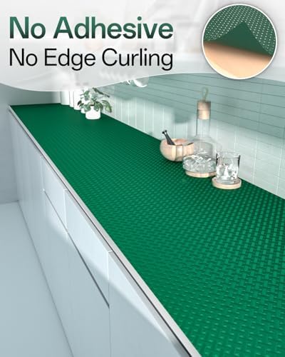 GTJ Shelf and Drawer Liner for Kitchen Cabinet Non-Adhesive Non Slip