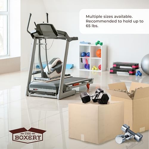 The Boxery 16 x 12 x 10" Heavy Duty ECT44 Cardboard Boxes, 25 Pack