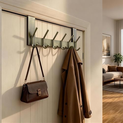 WEBI Over The Door Hooks,Door Hanger,Over Door Towel Rack,Door Coat Rack Hang...