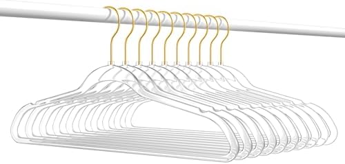Premium Clear Invisible Acrylic Hangers,Crystal Plastic Hangers,Clear Hangers...