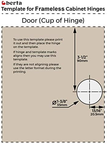 Berta, 50-Pack Full Overlay 110° Soft-Close Frameless Cabinet Hinges