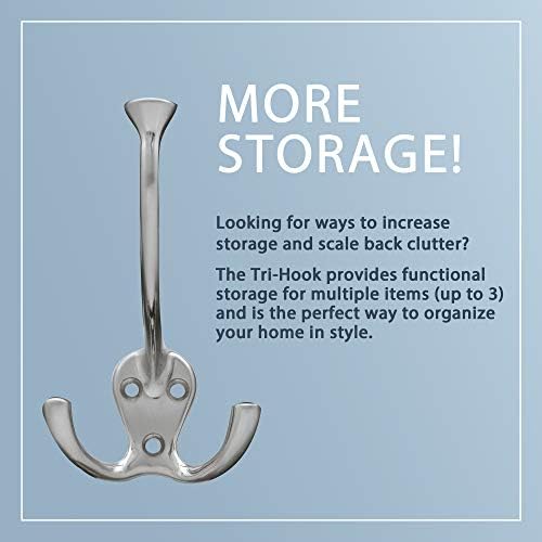 Liberty Hardware 129848 Wall Mounted Coat Rack with 5 Decorative Hooks, 27-In...