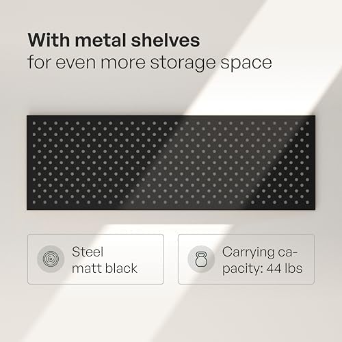 pamo Wall Mounted Clothing Rack with Metal Sheves – 41" W × 87" H, ...