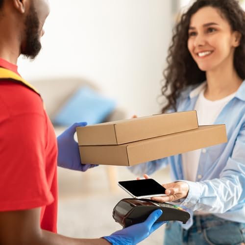 Famagic 13x10x2 Shipping Boxes Medium for Small Business, 30 Pack Brown Box