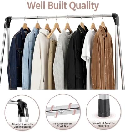 TOOLF Clothes Drying Rack Foldable, Portable Clothes Rack for Travel