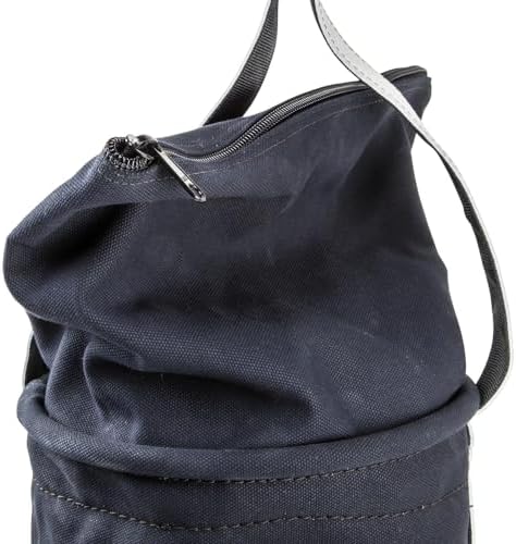 Klein Tools 5104CLRFR Canvas Bucket, Flame-Resistant Top Closing Tool Bucket,...