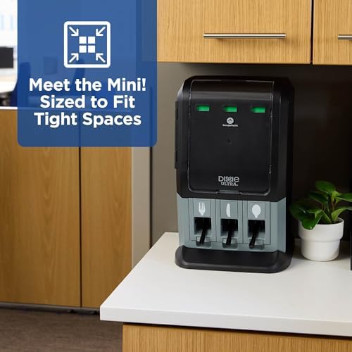 Dixie Ultra® SMARTSTOCK® MINI TRI-TOWER CUTLERY DISPENSER BY GP PRO (GEORGIA-...