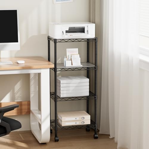 Golpart 4Tier Adjustable Storage Shelves Metal Wire Shelving Standing Shelf
