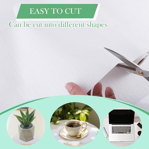 Cabinet Shelf Liners 24 Inch Wide X 20 Ft Non-Slip Drawer Mat for Kitchen Cab...