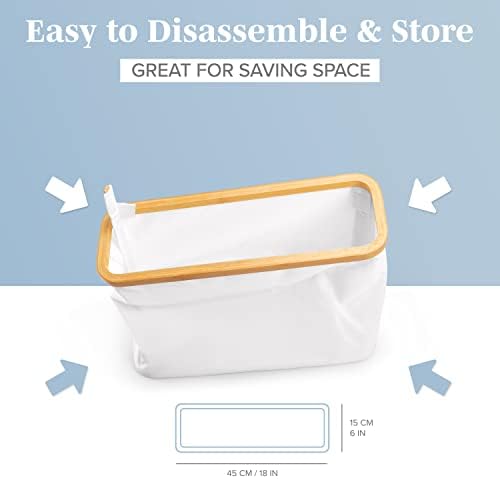 LONBET Toilet Paper Storage for 12 Rolls, Stackable & Foldable - The Ulti...