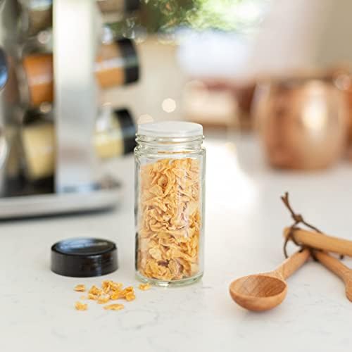 Orii 20 Jar Rotating Spice Rack with Spices Included & 5-Year Free Spice ...