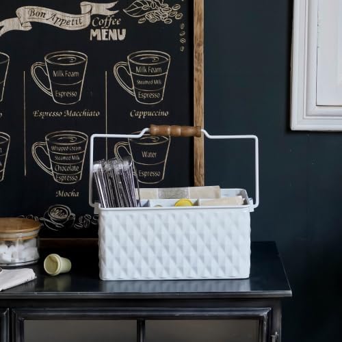 Metal Silverware Caddy for Party, Kitchen Flatware Holde