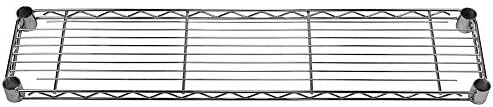 Shelving Inc. 8" d x 36" w Chrome Wire Shelving with 3 Tier Shelves...