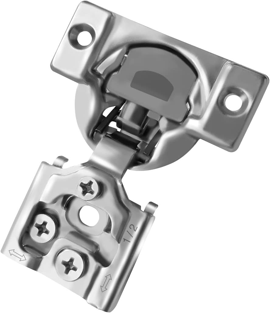 Berta, 20-Pack 1/2" Overlay 105° Soft Close Face Frame Cabinet Hinges