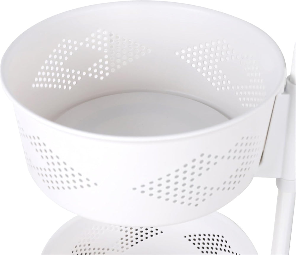 Rotating Storage Rack, 5-Tier Rotating Fruit Basket Racks For Kitchen, Movabl...
