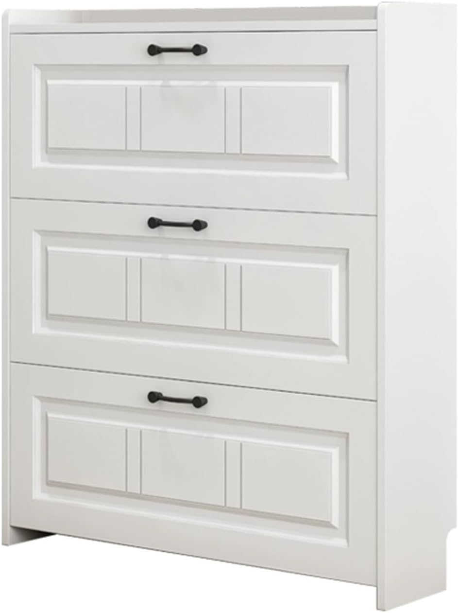 Shoe Cabinet with 3 Flip Drawers, Shoe Cabinet Storage for Entryway, Vertical...