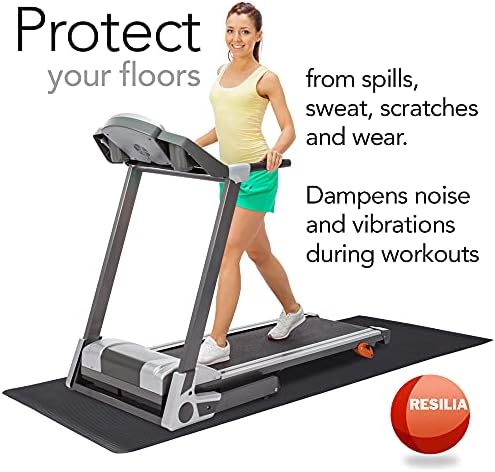 RESILIA Utility Runner- 24 inch Wide Black Plastic- Embossed Wide Rib Pattern...