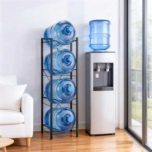 5 Gallon Water Jug Holder - 4-Tier 5 Gallon Water Jug Stand