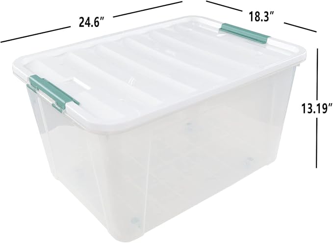 80 L Extra Large Plastic Storage Box