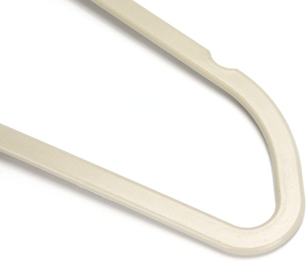 Quality Hangers Multi Pack Slim Plastic Hangers for Clothes - Sturdy Non-Velv...