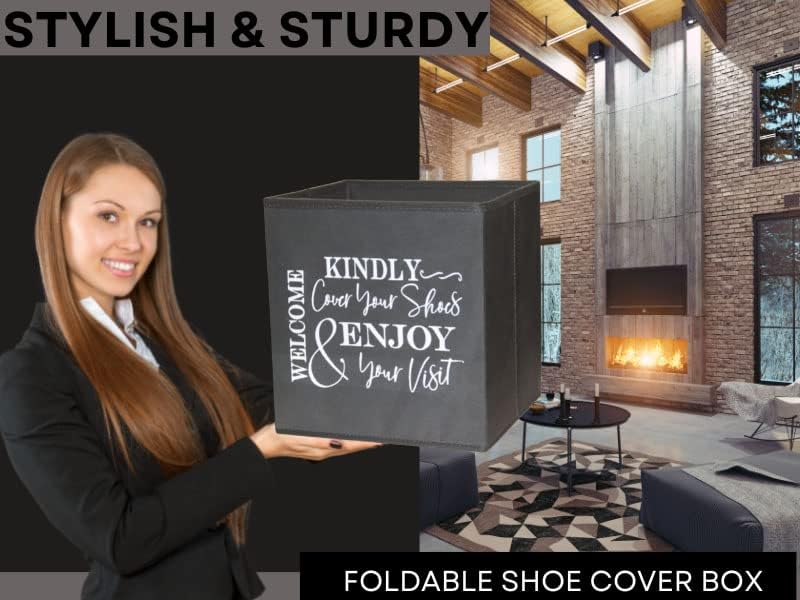 Life Charge Shoe Covers Box - Real Estate Open House Supplies for Realtor Lis...