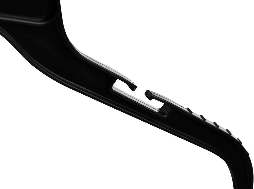 DEILSY™ Black Plastic Hangers 100 Pack Durable Slim Hangers