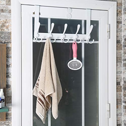 Dseap Over The Door Hook Hanger - Fits 1 3/8" to 1 3/4" Standard Do...