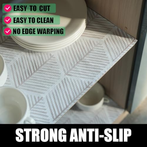 Shelf Liners for Kitchen Cabinets, 16IN x 20FT Non Adhesive