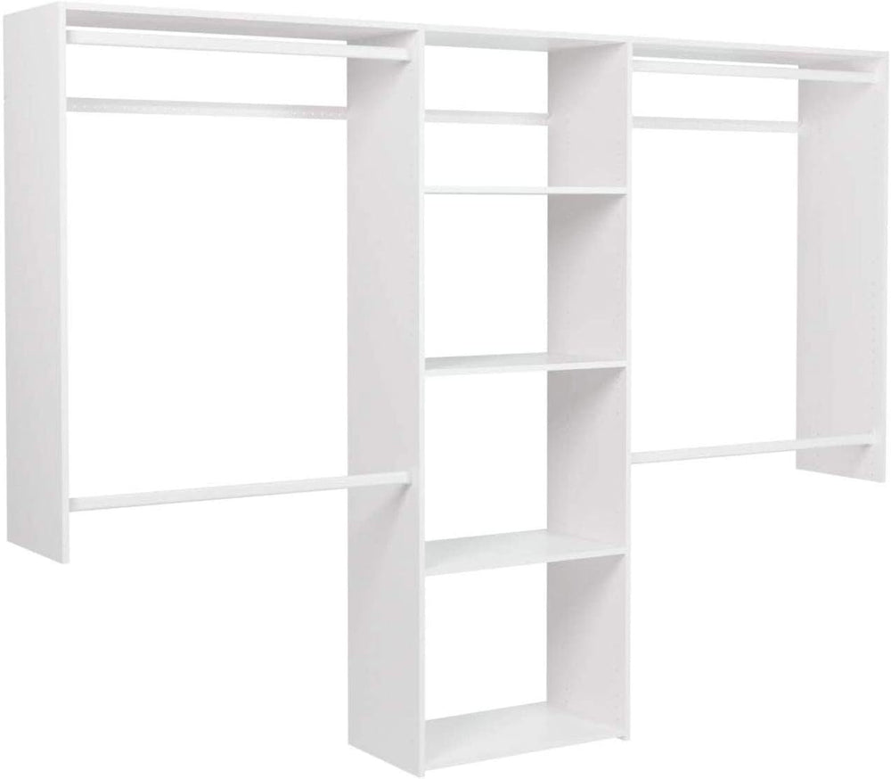 Easy Track OK1460 Deluxe Starter Closet Storage Wall Mounted Wardrobe Organiz...