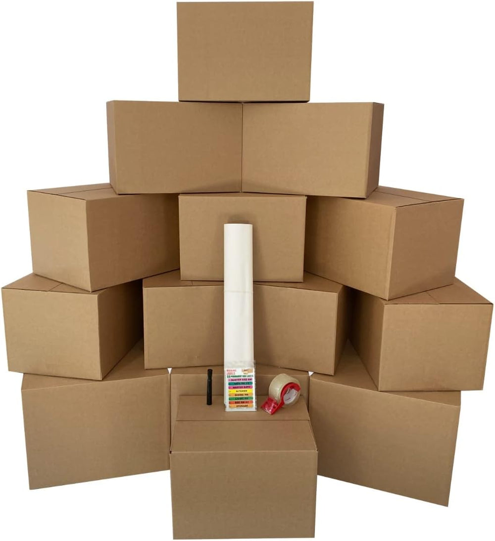 Bigger Boxes Smart Moving Kit #1, 1 to 2 Bedroom