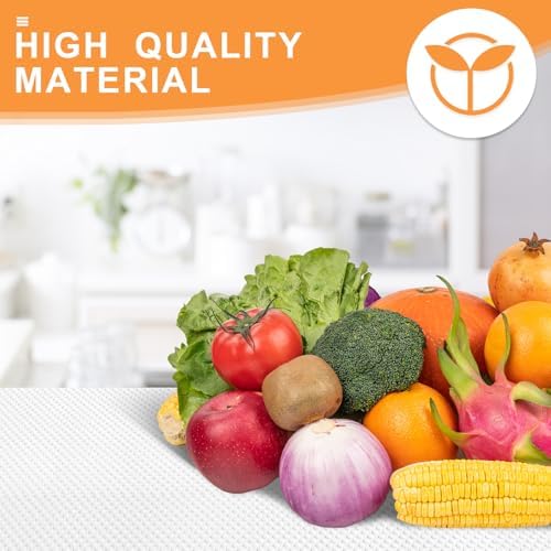 FLPMIX Shelf Liner for Kitchen Cabinets White: 16" W x 300" L Non-A...