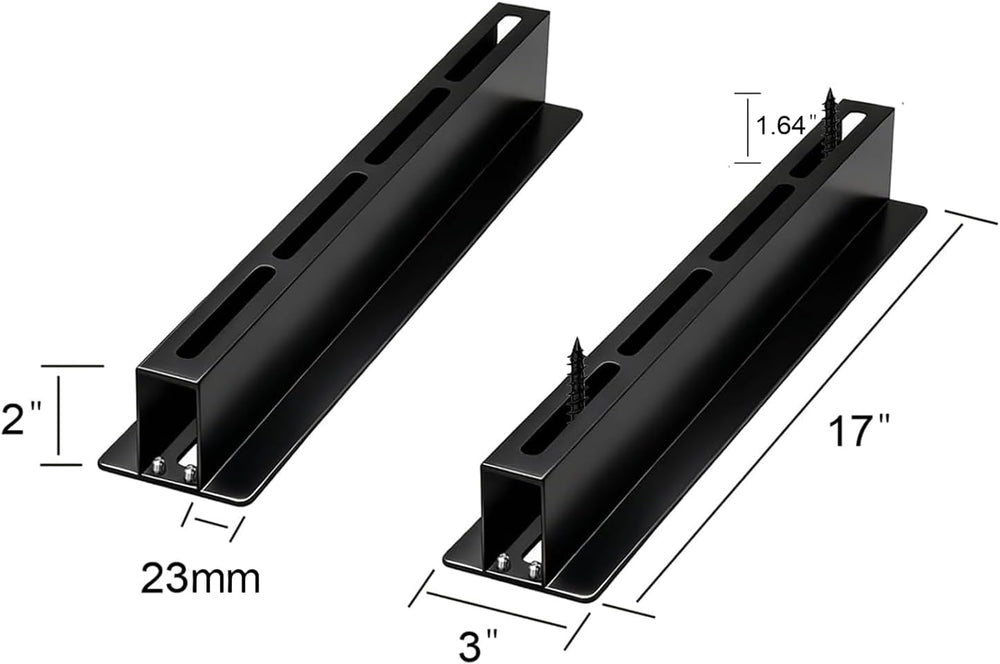 Garage Ceiling Storage Racks, Ceiling Mount Bin Holder, 6 Sets for 5 Bins