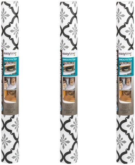 Duck Brand EasyLiner Smooth Top Shelf Liner - Non Adhesive Shelf Liner for Ca...