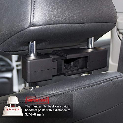 KOLLIEE Car Coat Hanger Headrest Back Seat Coat Hanger Multifunctional Car Ha...